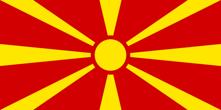 North Macedonia flag