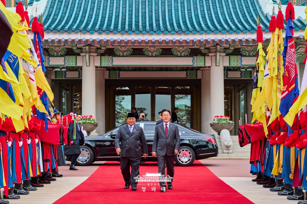 인도네시아 대통령 국빈 방한 의전